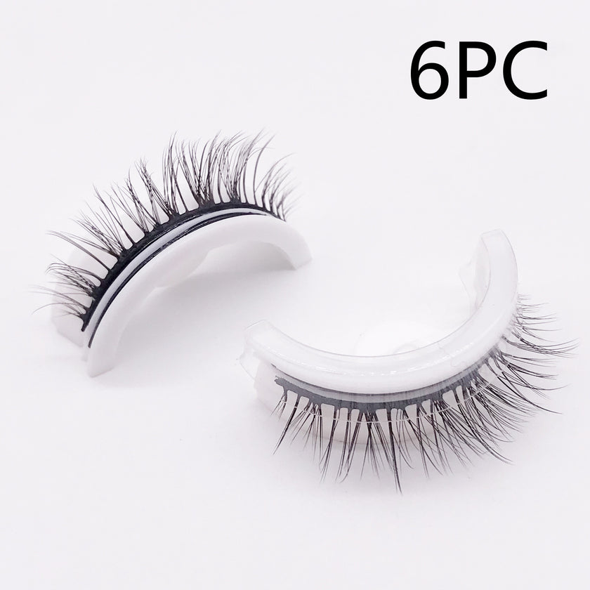 Reusable 3D silk Mink Lashes Natural False Eyelashes
