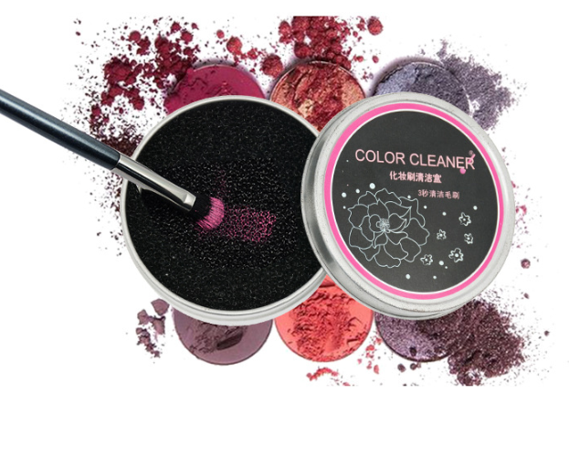 Cleaning Makeup Brush Sponge Cleaning Box Portable Makeup Cleaning Pad Makeup Brush Cleaning Box