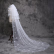 Bridal gown wedding veil