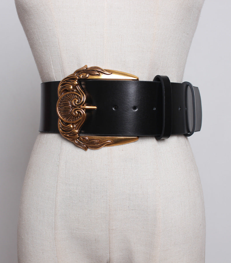 Coat Belt Women's Wide Decorative Belt Accessories