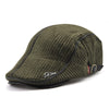 Yang crown in elderly men's winter hat knitting peaked cap thick warm Vintage British leisure peaked cap