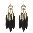 Tassel long earrings