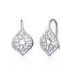Flower Sterling Silver Earrings Jewelry for Women Teens Birthday Gifts