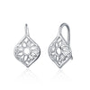 Flower Sterling Silver Earrings Jewelry for Women Teens Birthday Gifts