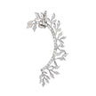 High Quality Temperament Leaf Earrings with Diamonds