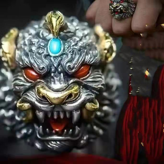 Retro Lucky Men And Women Give Gifts Personalized Ring