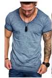 Alpscommerce short-sleeved round neck bottoming T-shirt men's shirt