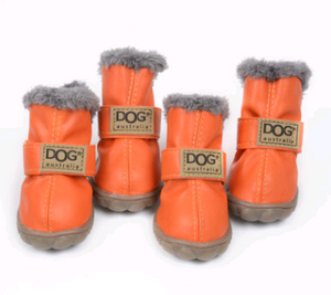 Dog Thick Snow Boots Keep Warm Teddy Autumn   Shoes