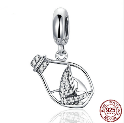 S925 Sterling Silver Bracelet beads DIY accessories