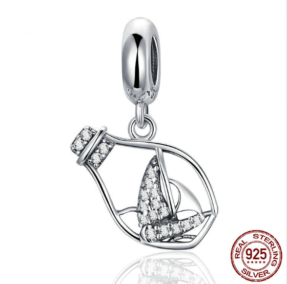 S925 Sterling Silver Bracelet beads DIY accessories