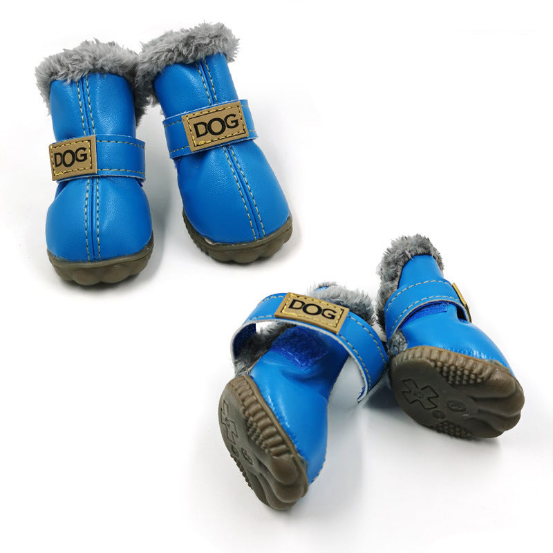Dog Thick Snow Boots Keep Warm Teddy Autumn   Shoes