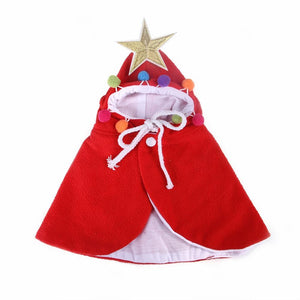 New products Christmas and Halloween changing into funny cat clothes Cape