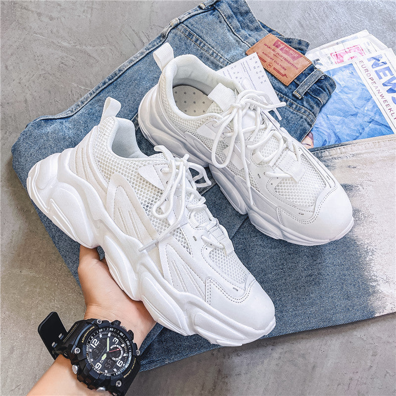 Breathable All-match Old Shoes Deep Mouth Mesh Increased