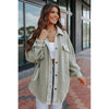 New Autumn And Winter Loose Casual Stitching Polyester Fiber Shirt