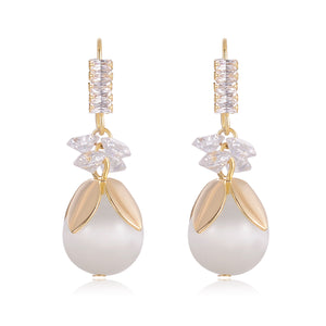 Opal Butterfly Stud Earrings Women