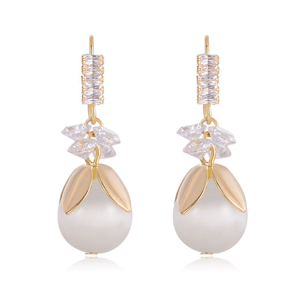 Opal Butterfly Stud Earrings Women