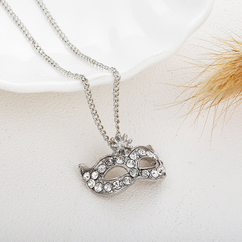 Hollow Mask Necklace