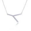 Fabulous Rose Gold Plated Stainless Steel Initial Letter Pendant Necklace