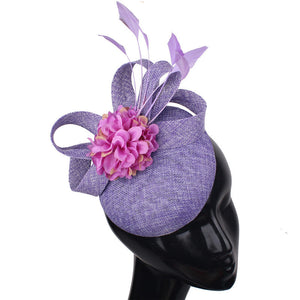 Hair Accessories Feather Flower Hat