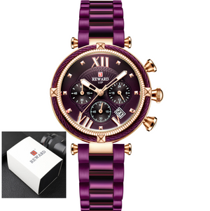 REWARD six-pin waterproof quartz watch