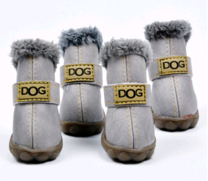 Dog Thick Snow Boots Keep Warm Teddy Autumn   Shoes
