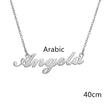 Necklace Alloy Pendant Font Fascinating Pendant Custom Name Necklace Personalized Necklace