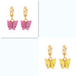 Women's Fashion Colorful Acrylic Butterfly Earrings