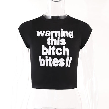 Dark Wind Street Casual Hot Girl Hundred With Tops