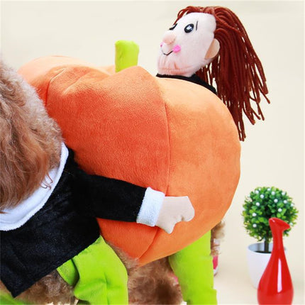 Pet Cute Pumpkin Decorations for Dog Clothes dress up