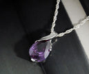 New Arrival 925 Sterling Silver Pendant Shiny Silver Necklace with AAA Zircon Austrian crystals Jewelry for women RJ141