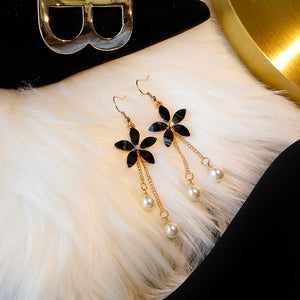 Women's Long Petal Earrings