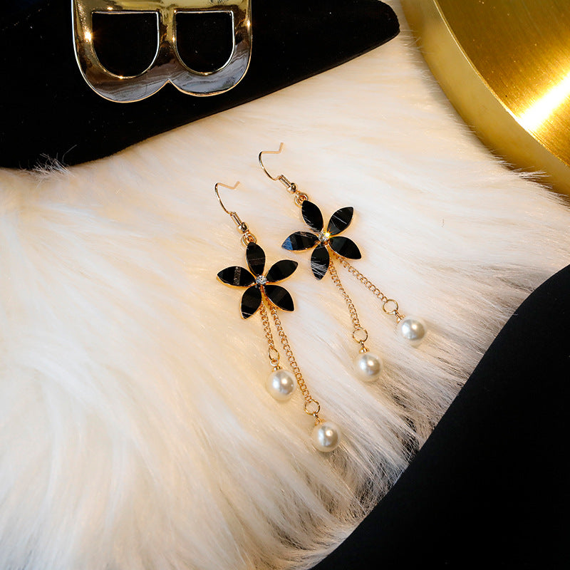 Women's Long Petal Earrings