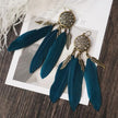 Tassel long earrings