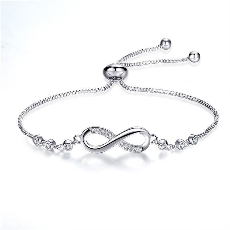 Adjustable  Eight Female Bracelet