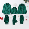 Long-sleeved Pajamas Ice Silk Home Wear home family silk pajamas