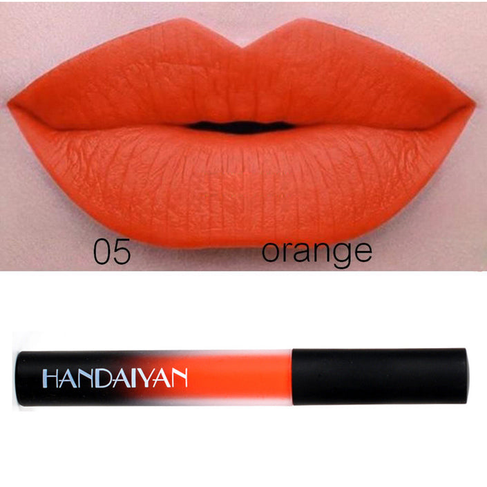 Charm color matte Velvet Matte Lip gloss lip matte glaze with matte lipstick liquid lasting authorization