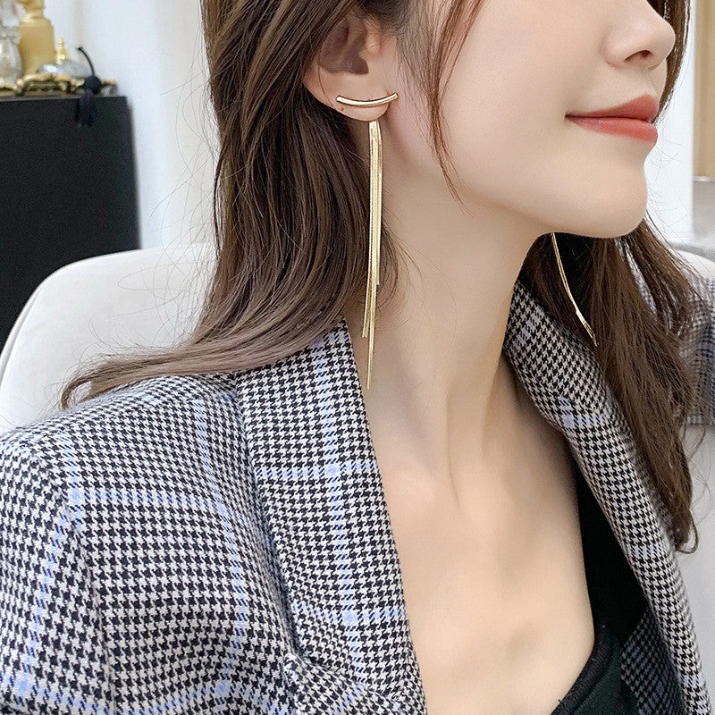 Ladies Smiley Tassel Earrings