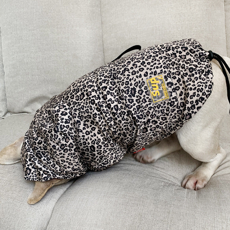 Leopard pet clothing