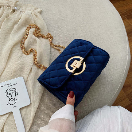 Velvet Mini Crossbody Bags For Women