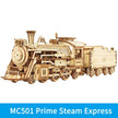 Robotime ROKR Train Model 3D Wooden Puzzle Toy Assembly Locomotive Model Building Kits for Children Kids Birthday Christmas Gift
