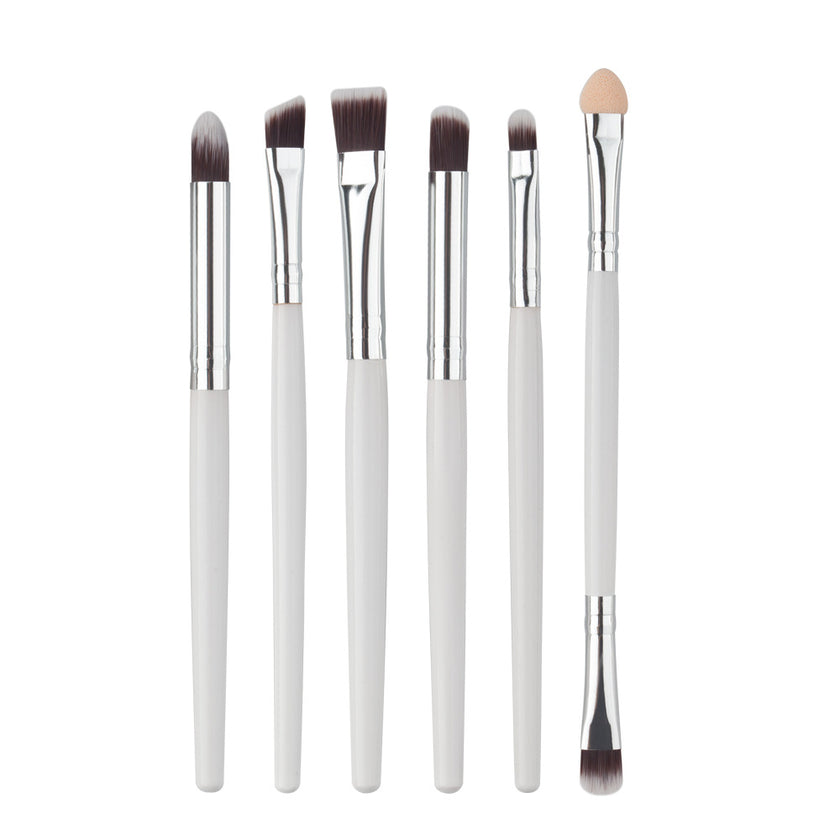 6PCS eye makeup cosmetics Alpscommerce Brushes Set for Eyeshadow eyebrow lip eyeliner brush beauty make up tools