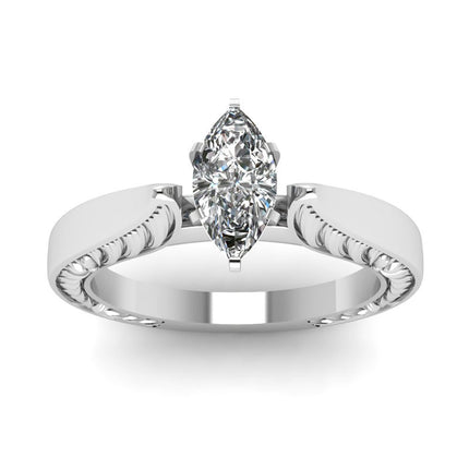 Vintage Horse Eye Zircon Ring