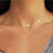 Metal Peace Dove Short Women's Clavicle Necklace