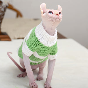 Hairless Cat Warm Sweater Pet Cat Clothes
