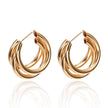 New Style Earrings Personality Cold Wind Metal Ring Ear Buckle Earrings Female C-shaped Earrings Earrings