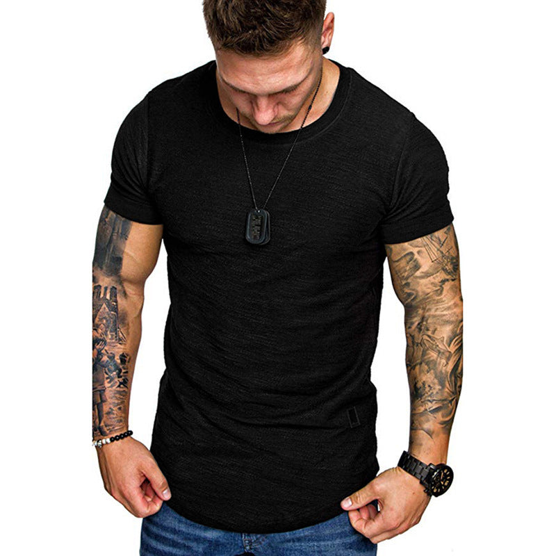 Alpscommerce short-sleeved round neck bottoming T-shirt men's shirt