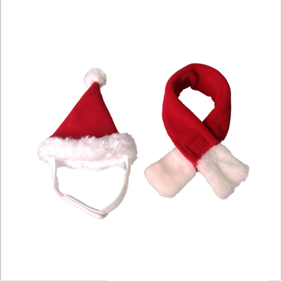 Pet Dog Cat Funny Elk Reindeer Antlers Red Puppy Headwear