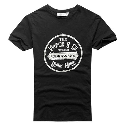 Men Printing Short Sleeve