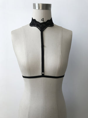 Women Cage Bra Crop Top Lace Bralette Bandage Body cross Harness Bra