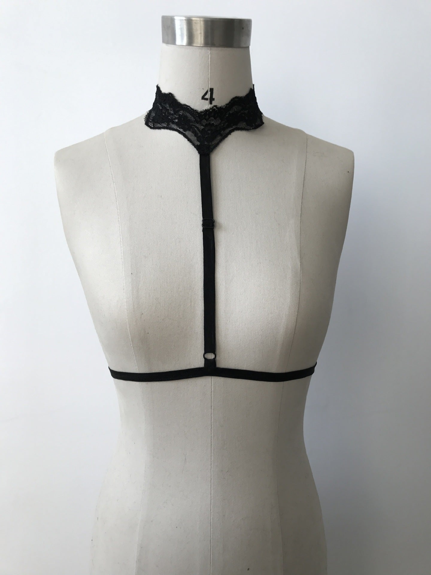 Women Cage Bra Crop Top Lace Bralette Bandage Body cross Harness Bra